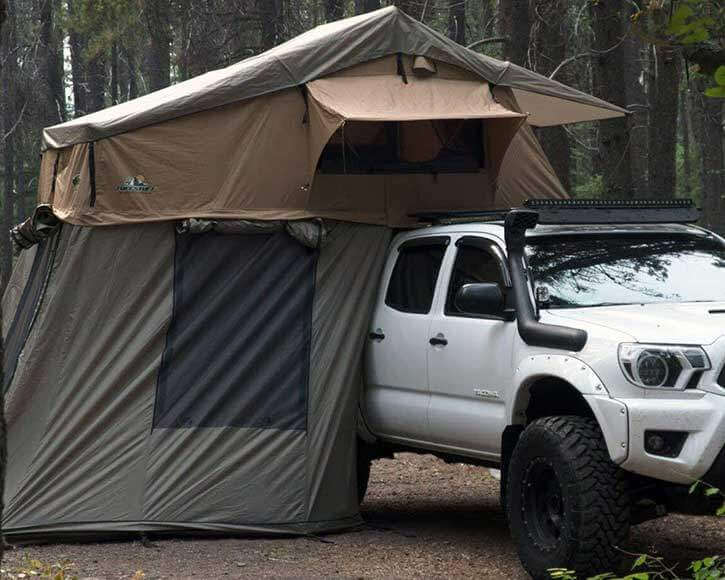 巨大的卡车床帐篷