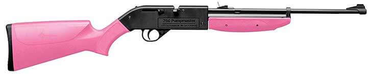 女孩的粉红色bb枪
