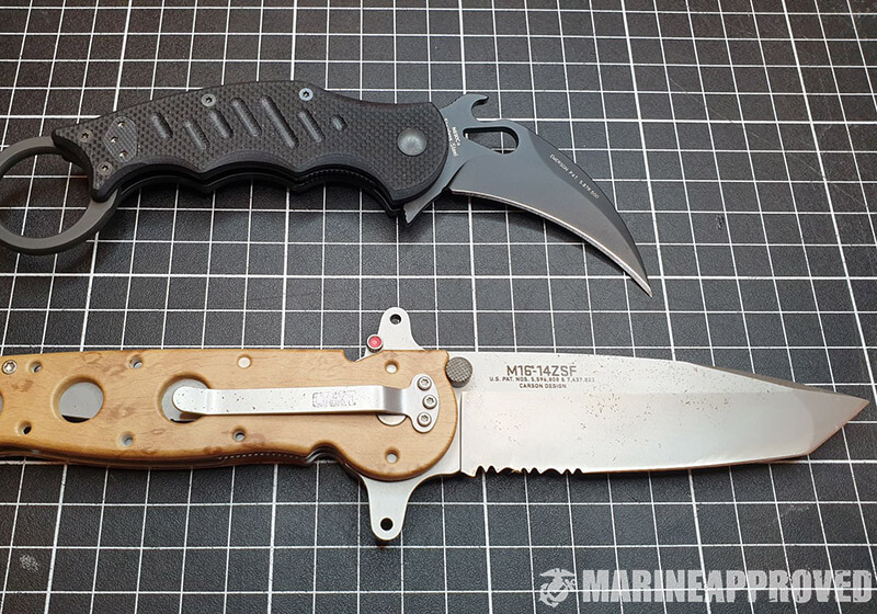 Karambit VS Tanto Blade